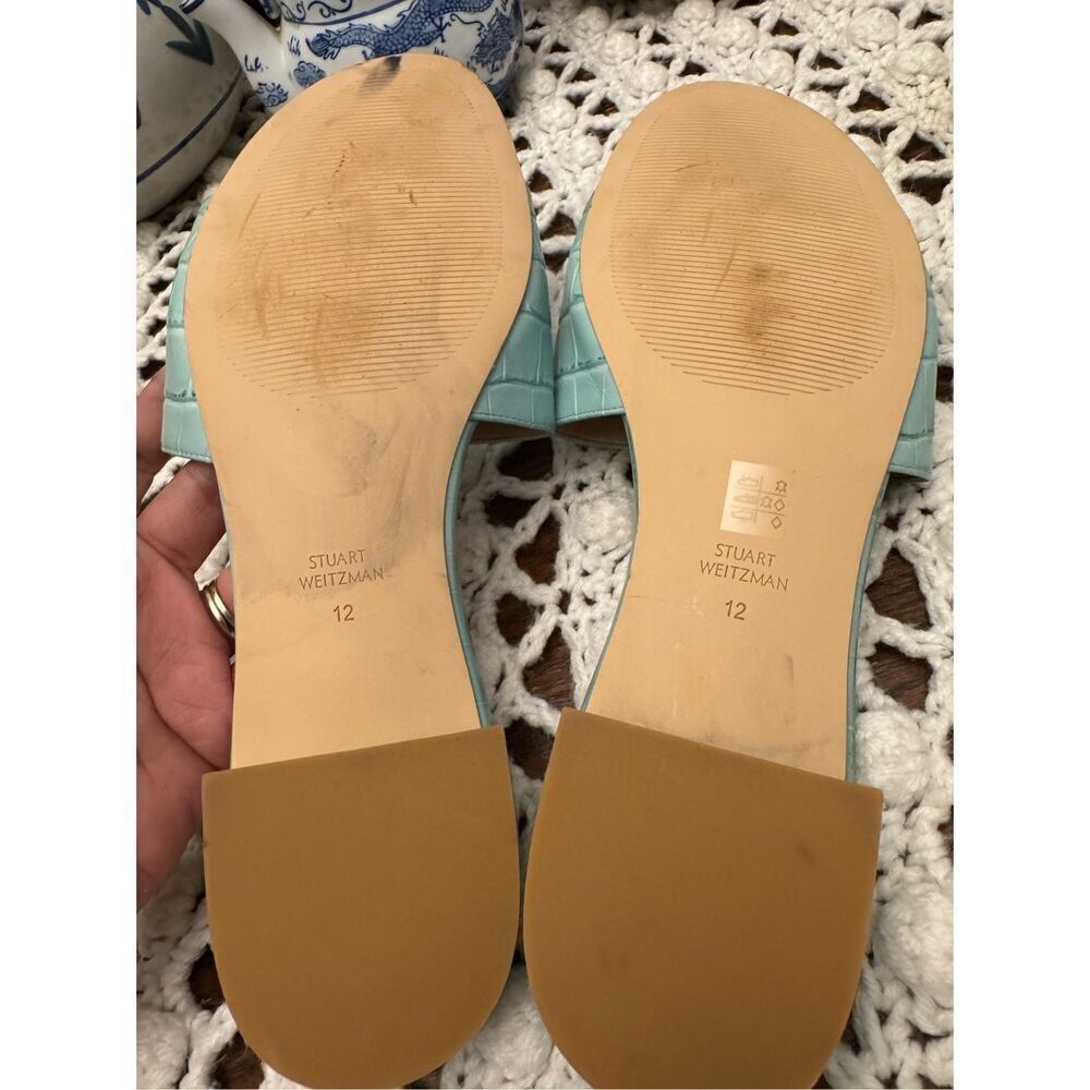 Stuart Weitzman Catherine Croc Effect Leather Sli… - image 7